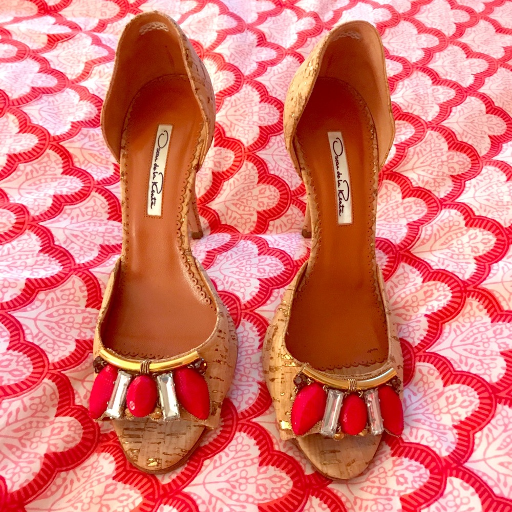 Oscar de la Renta heels